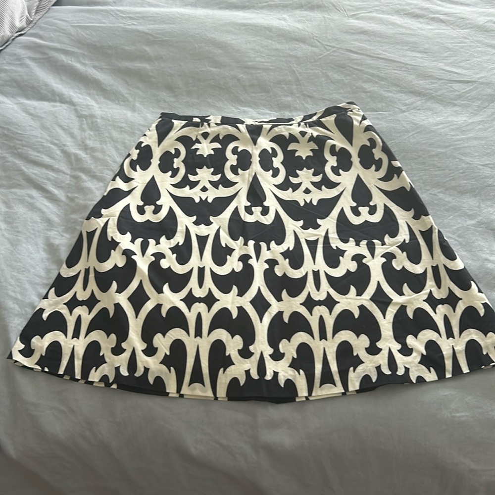 Jcrew patterned skirt